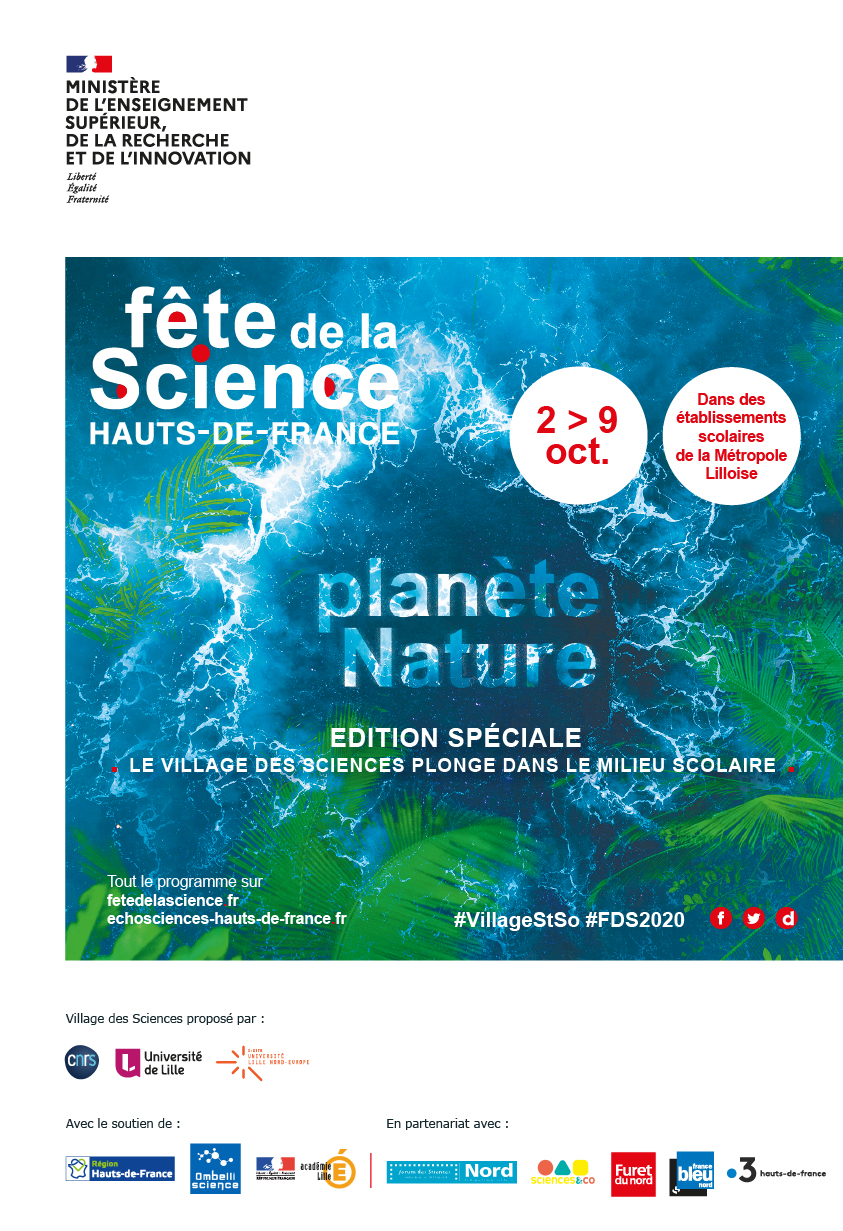 affiche village des sciences